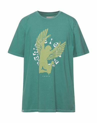 Paura Man T-shirt Green Cotton Cover