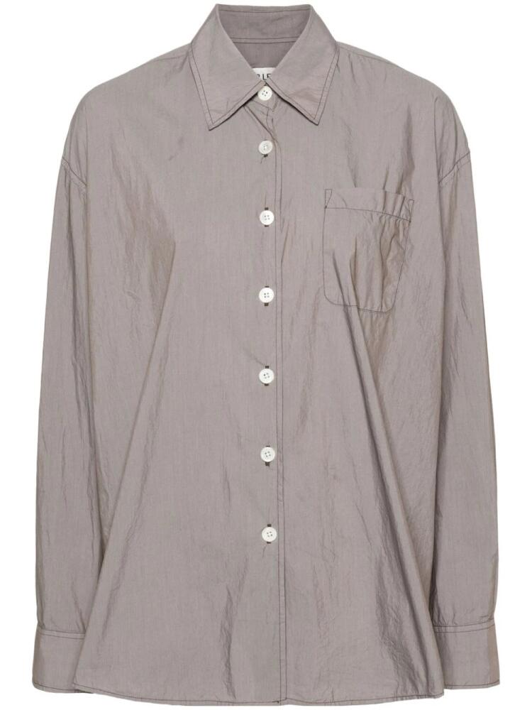 OUR LEGACY Borrowed poplin shirt - Grey Cover