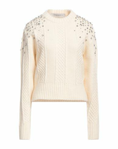 Golden Goose Woman Sweater Cream Virgin Wool Cover