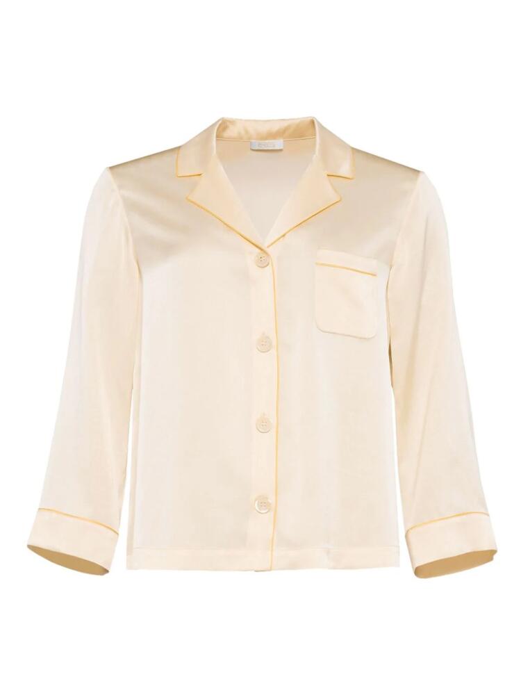 ERES Convive silk pyjama shirt - Neutrals Cover