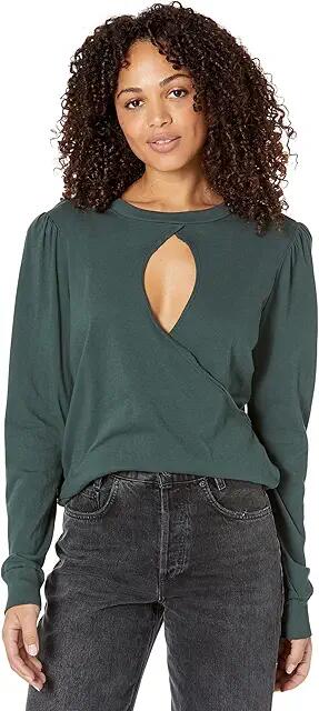 LAmade Julien Crossover Cutout (Dark Jade) Women's Clothing Cover