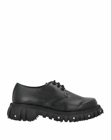 Phileo Man Lace-up shoes Black Textile fibers Cover