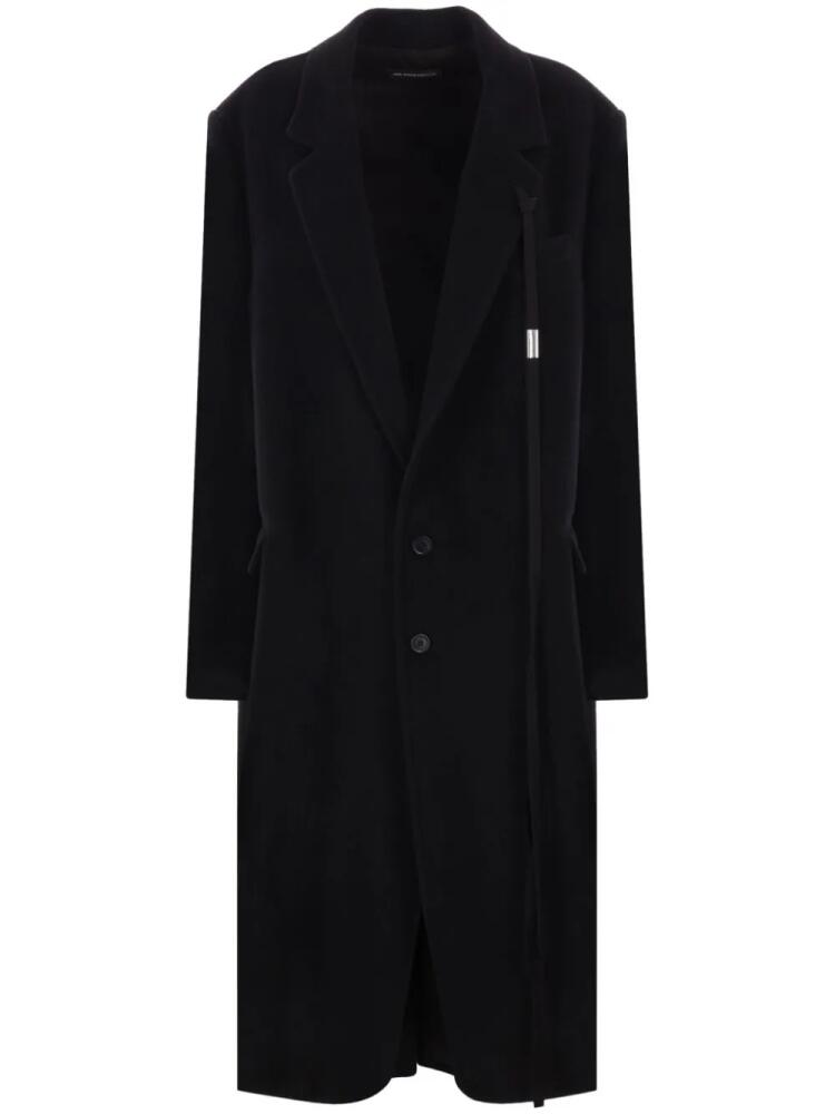 Ann Demeulemeester double breasted coat - Black Cover