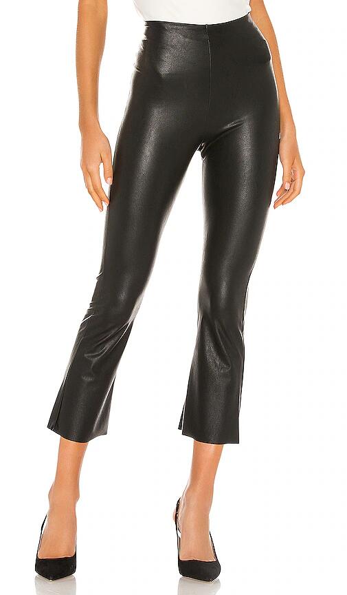 Commando Faux Leather Cropped Flare Pant in Black Cover