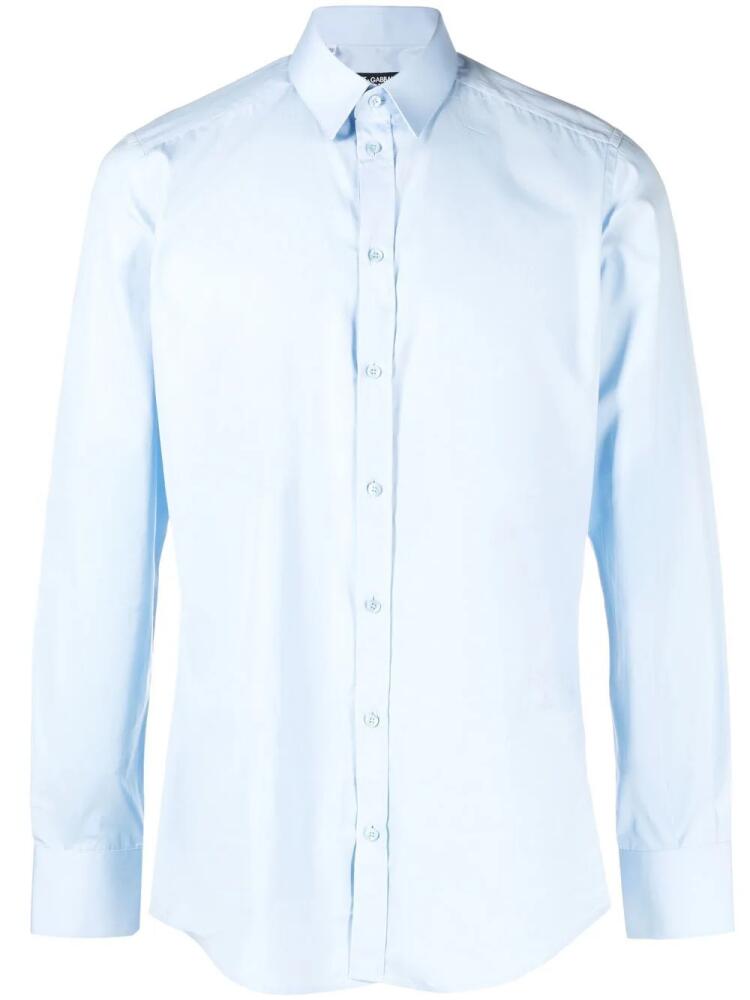 Dolce & Gabbana long-sleeve button-fastening shirt - Blue Cover