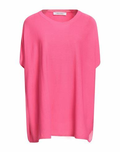 Emma & Gaia Woman Sweater Fuchsia Viscose, Polyamide Cover