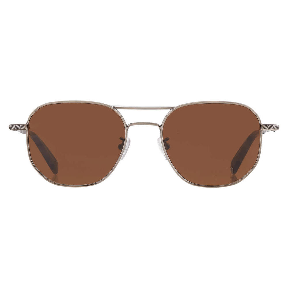 Ermenegildo Zegna Brown Pilot Mens Sunglasses Cover