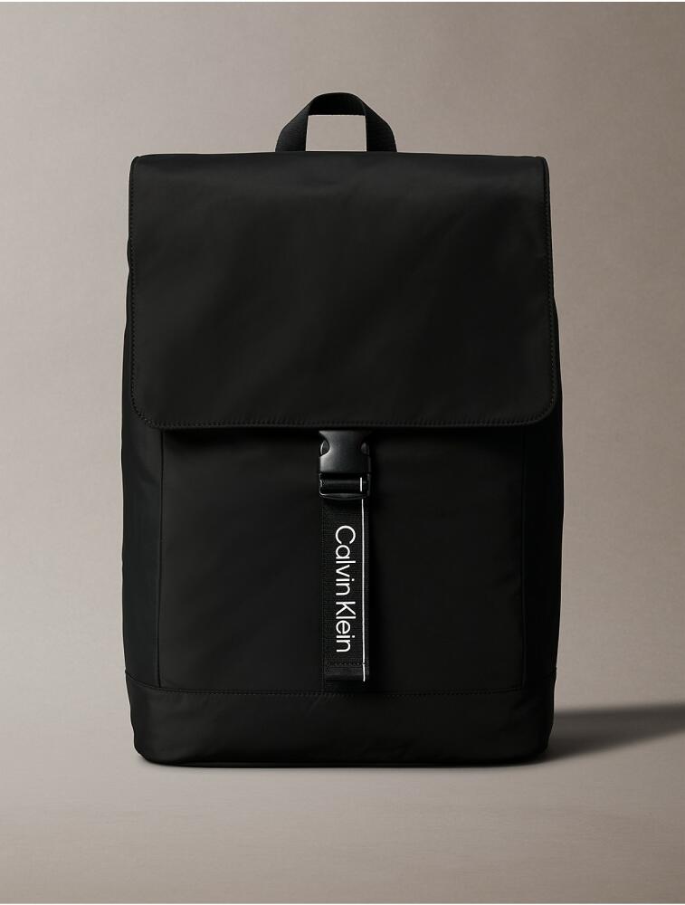 Calvin Klein Women's CK Sport Flap Backpack - Black Cover