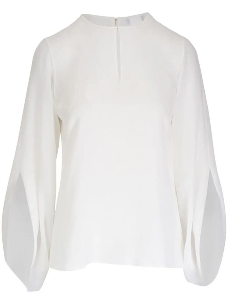 Akris silk blouse - Neutrals Cover