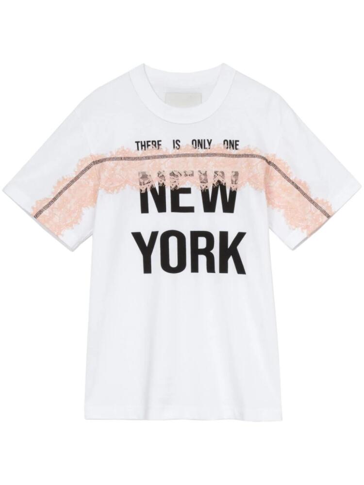 3.1 Phillip Lim There Is Only One NY cotton T-shirt - White Cover