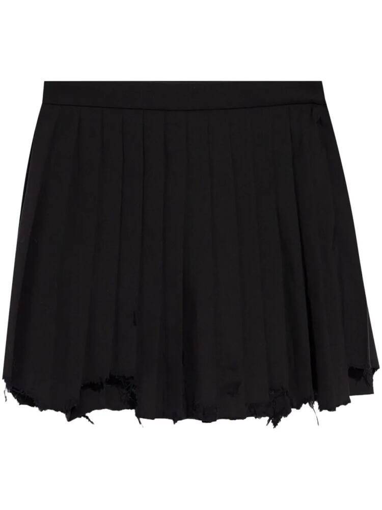 Balenciaga high-waisted pleated mini skirt - Black Cover