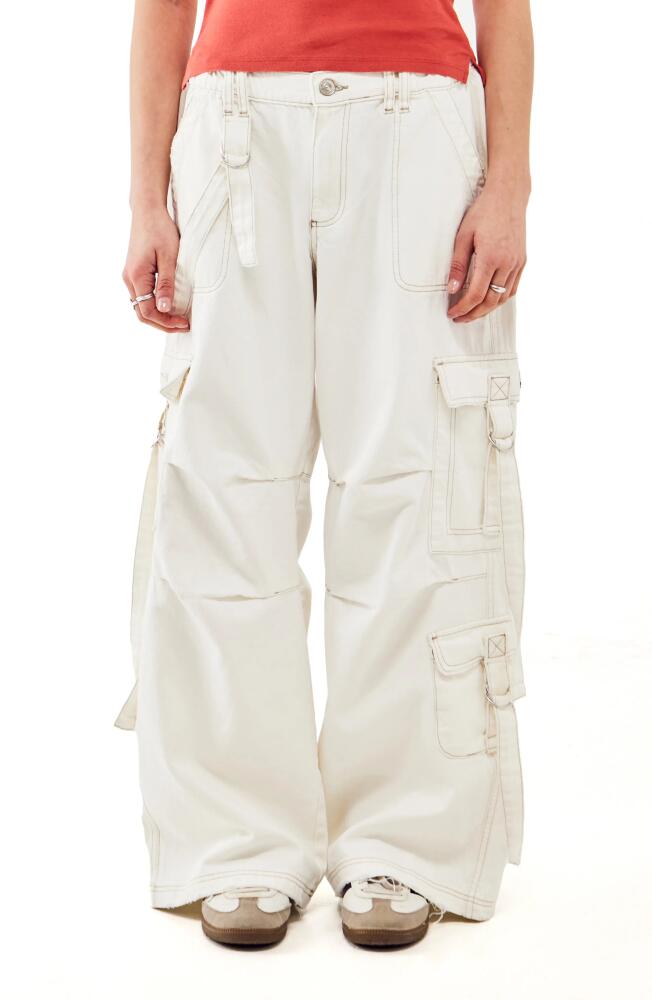 BDG Urban Outfitters Strappy Cargo Pants in Ecru Cover