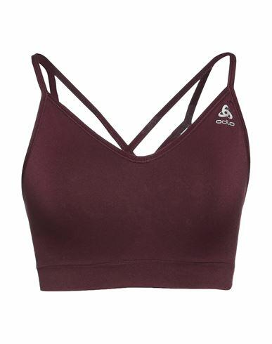 Odlo Woman Top Burgundy Polyamide, Polyester, Elastane Cover