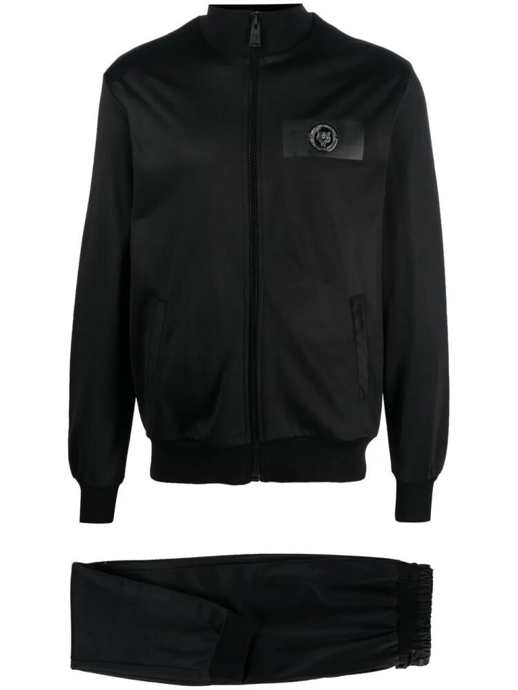 Plein Sport logo-plaque track suit - Black Cover