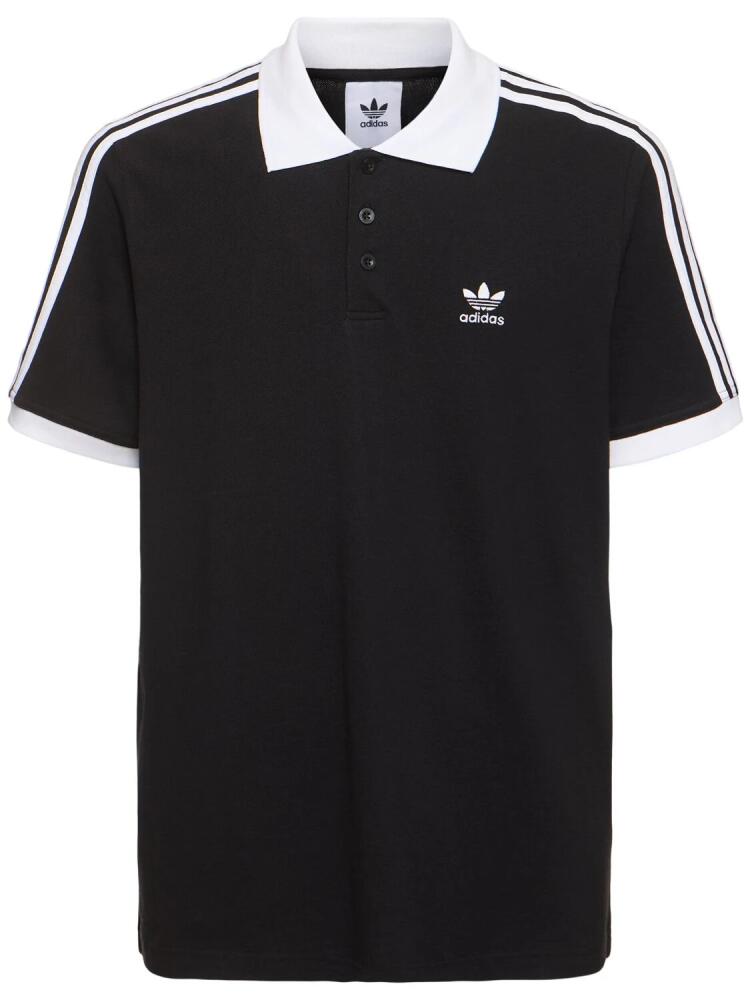 ADIDAS ORIGINALS 3-stripe Cotton Polo Cover