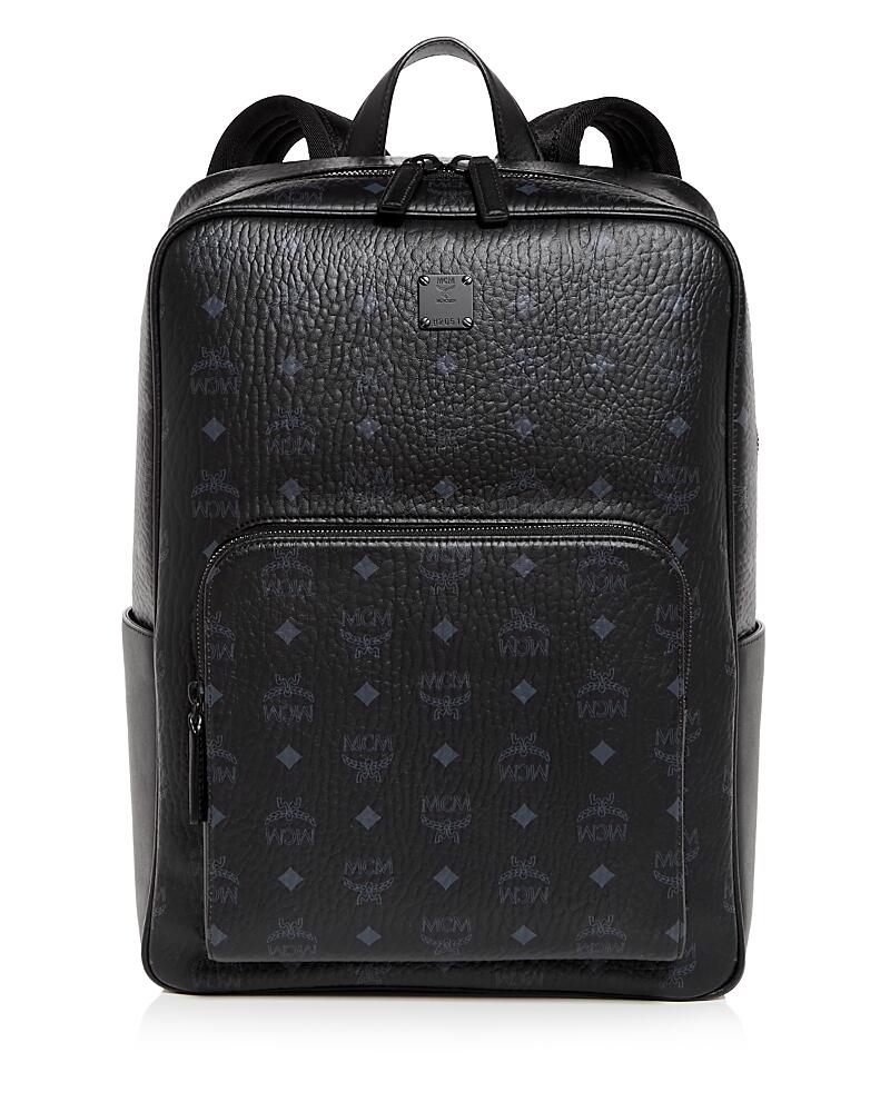 Mcm Aren Visetos Logo Monogram Medium Backpack Cover