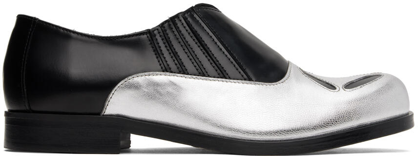 Stefan Cooke Black & Silver 4 Slashed Loafers Cover