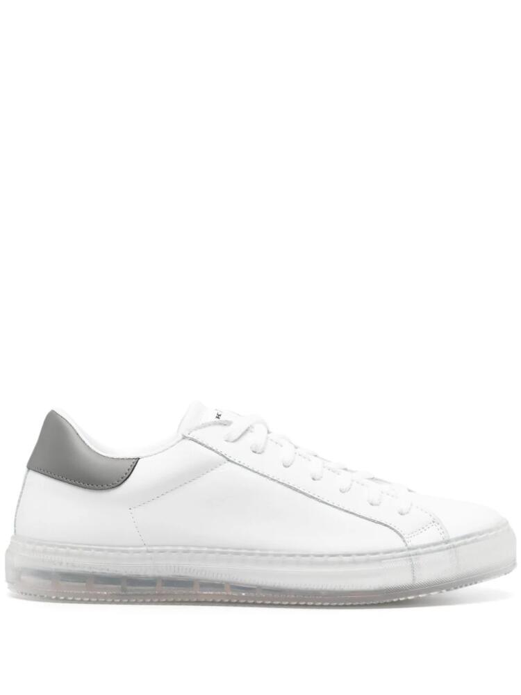 Kiton Ussa088 leather sneakers - White Cover