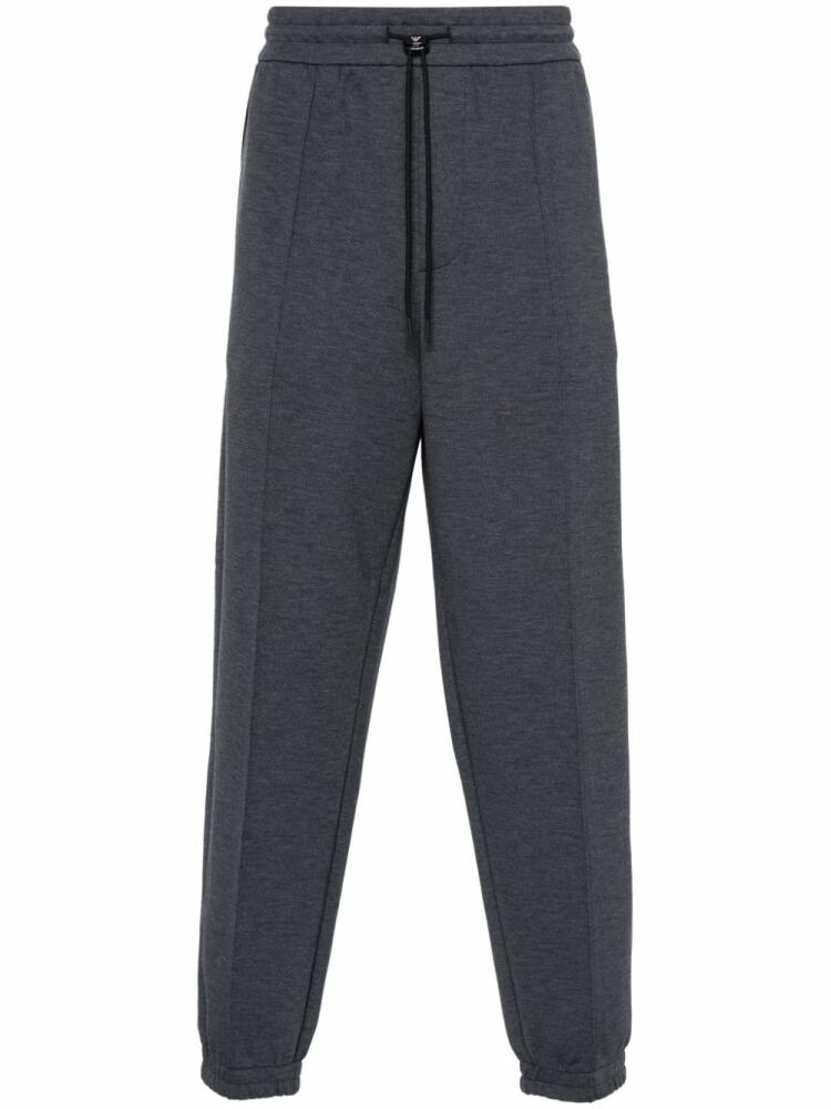 Emporio Armani appliqué-logo track trousers - Blue Cover