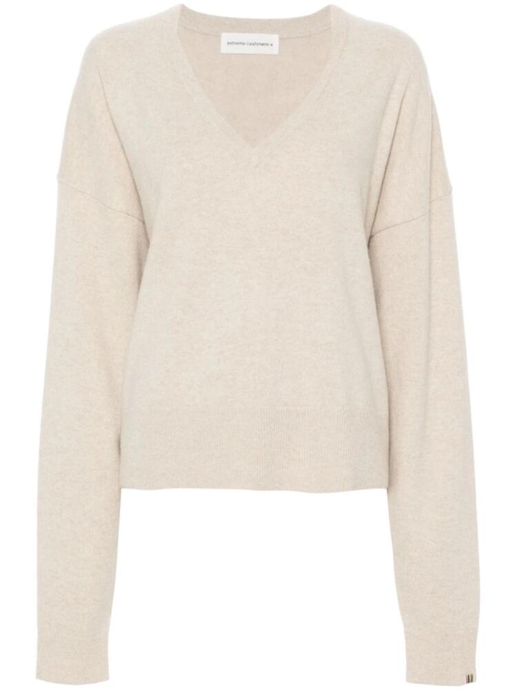 extreme cashmere V-neck jumper - Neutrals Cover