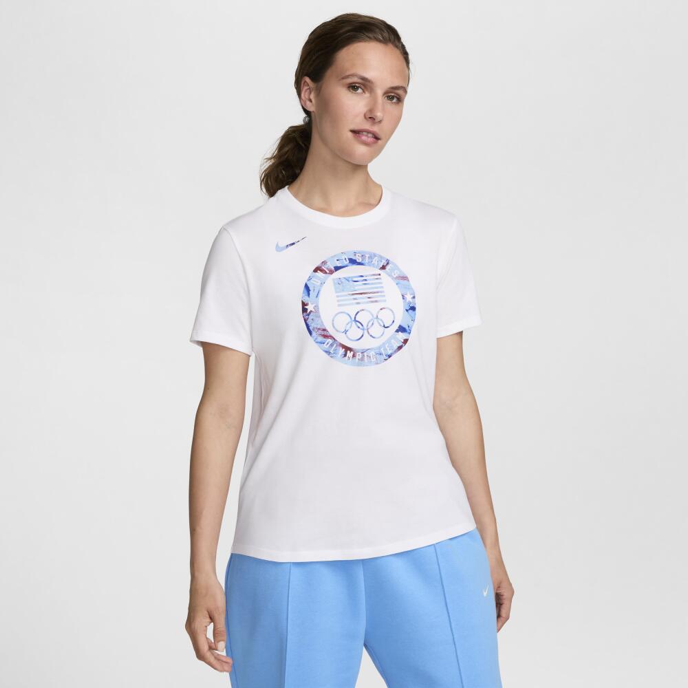 Team USA Essential Nike Women's T-Shirt in White Cover