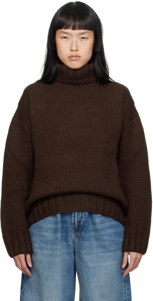 YMC Brown Bluto Wolf Turtleneck Cover