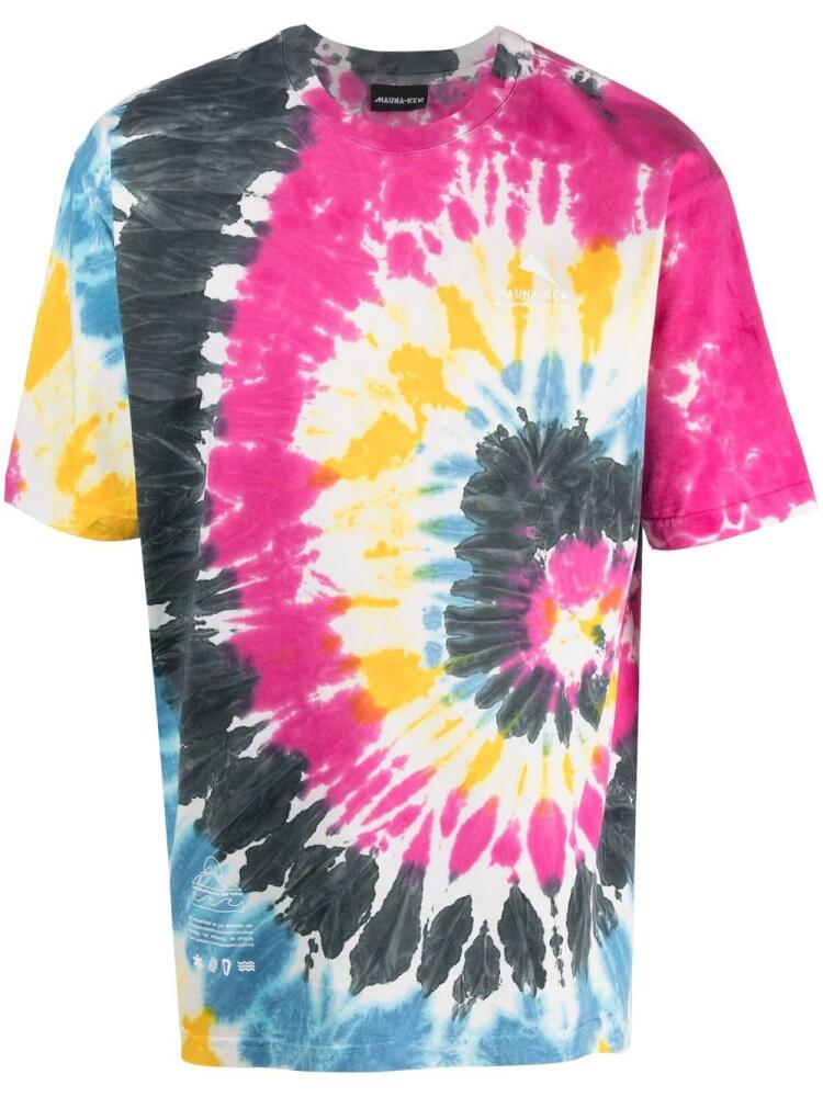 Mauna Kea tie-dye cotton T-shirt - White Cover