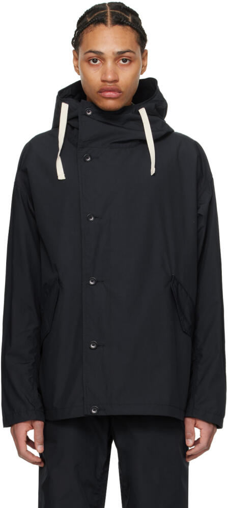 nanamica Navy Hooded Jacket Cover