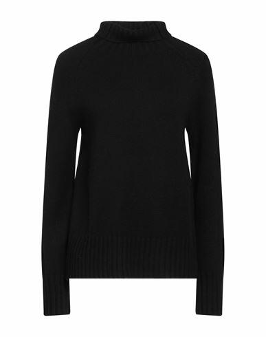 's Max Mara Woman Turtleneck Black Wool, Cashmere Cover