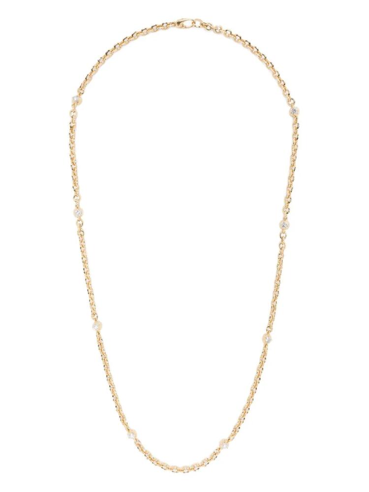 Lizzie Mandler Fine Jewelry 18kt yellow gold diamond necklace Cover