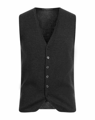 Thomas Reed Man Cardigan Steel grey Merino Wool Cover