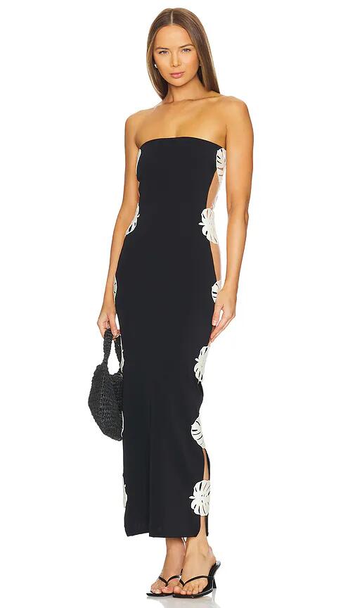 Bahia Maria Hoja Rota Dress in Black Cover