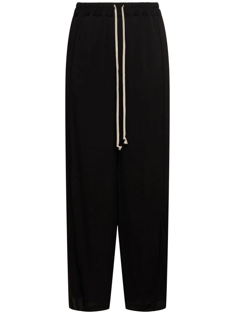 RICK OWENS Lido Track Stretch Cupro Pants Cover