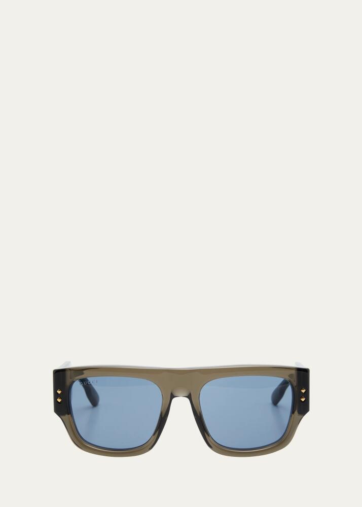 Gucci Men's Oversized Rectangle Sunglasses Cover