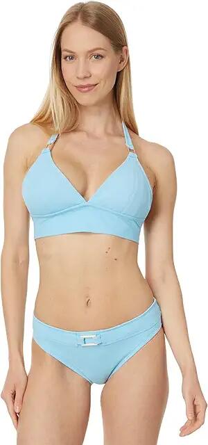 Lilly Pulitzer Seelie Halter Bikini Top (Hydra Blue) Women's Swimwear Cover