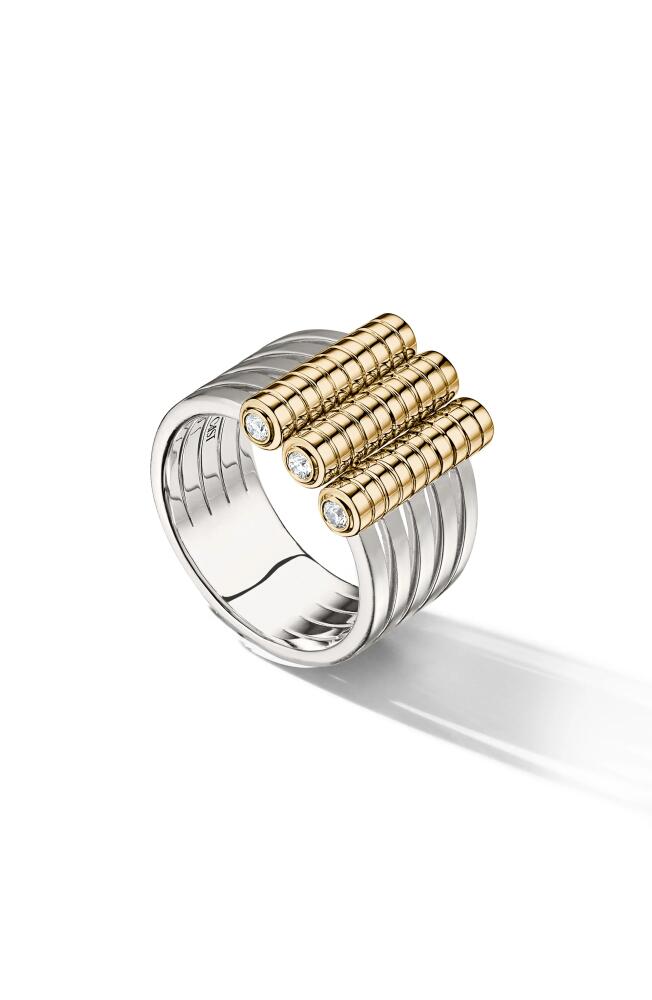 Cast The Stacked Circuit Diamond Ring in Silver Cover