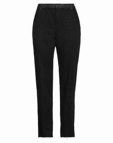 Replay Woman Pants Black Cotton Cover