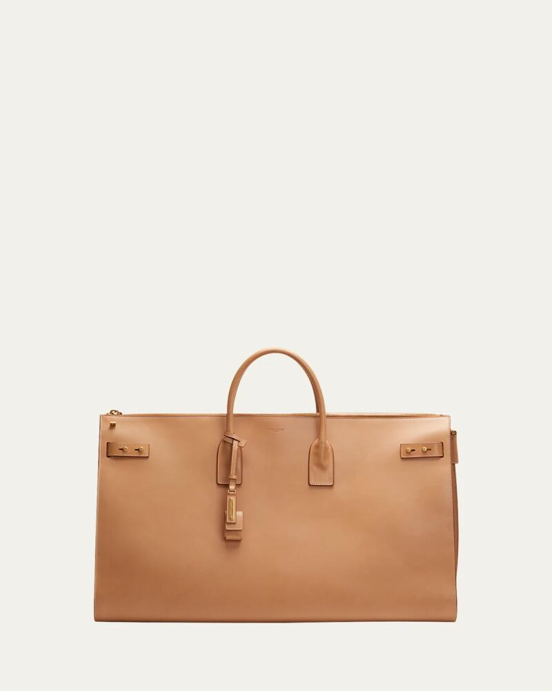 Saint Laurent Sac De Jour Large Duffle Bag in Smooth Leather Cover