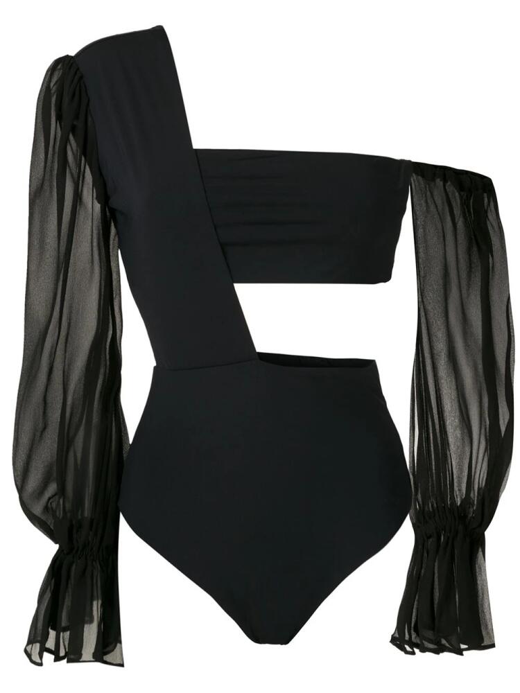 Amir Slama one shoulder bodysuit - Black Cover