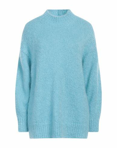 Isabel Marant Woman Sweater Azure Mohair wool, Polyamide Cover