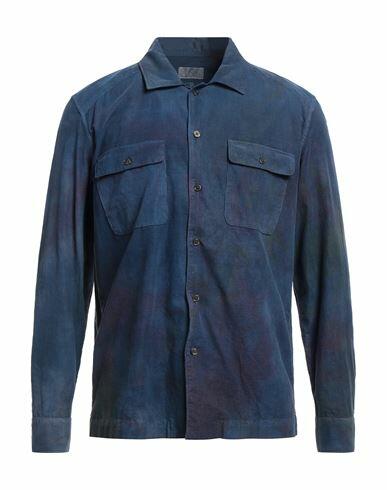 Altea Man Shirt Blue Cotton Cover