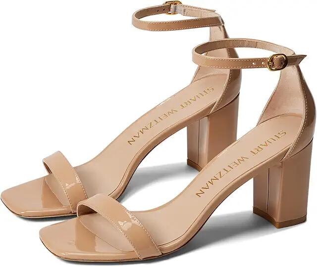 Stuart Weitzman Nudistcurve 75 Block Sandal (Adobe) Women's Shoes Cover