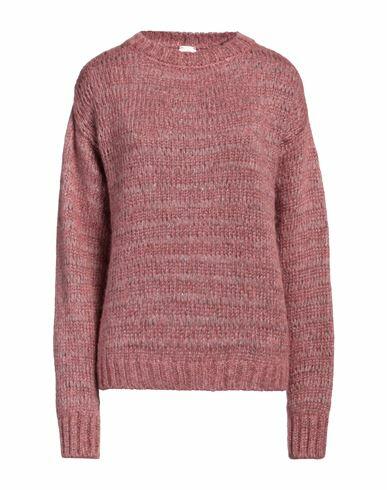 Eleventy Woman Sweater Pastel pink Viscose, Alpaca wool, Wool, Polyester Cover