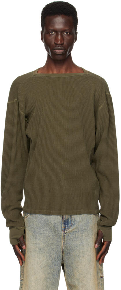 Entire Studios Khaki Thermal Long Sleeve T-Shirt Cover