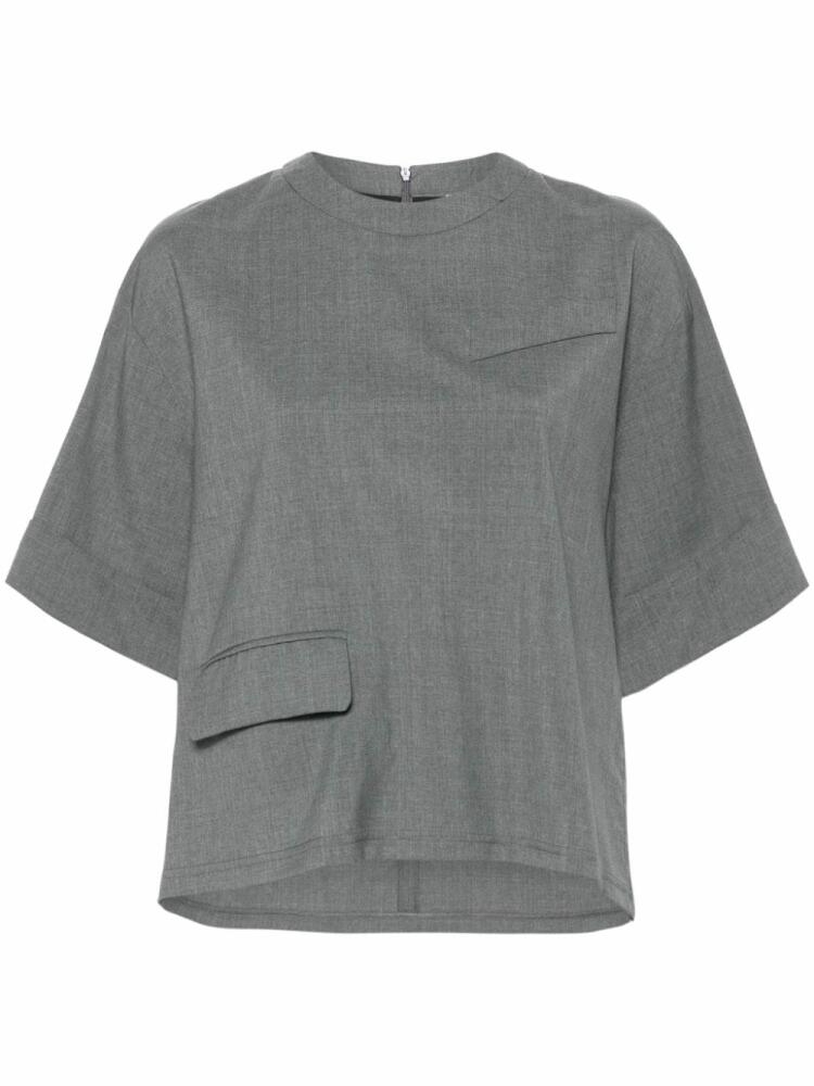 Viktor & Rolf wool top - Grey Cover