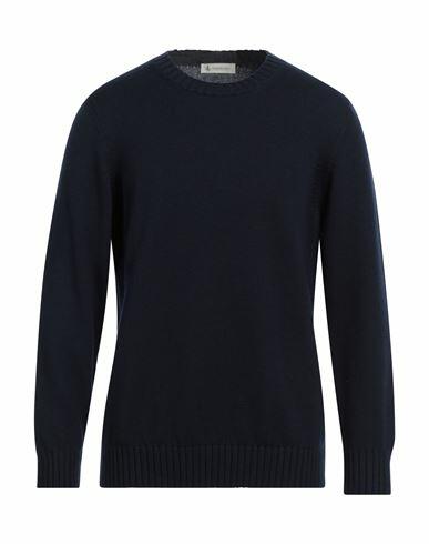 Piacenza Cashmere 1733 Man Sweater Midnight blue Virgin Wool Cover