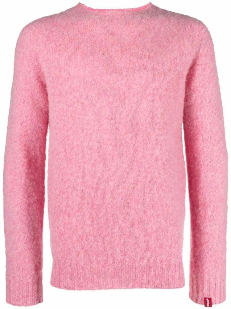 Mackintosh Hutchins crew-neck wool sweater - Pink Cover