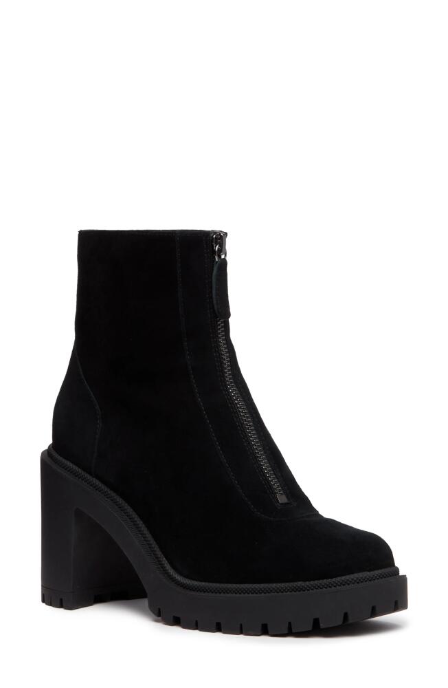 PAIGE Brianne Water Resistant Lug Sole Bootie in Black Cover