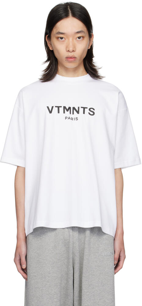 VTMNTS White Paris T-Shirt Cover