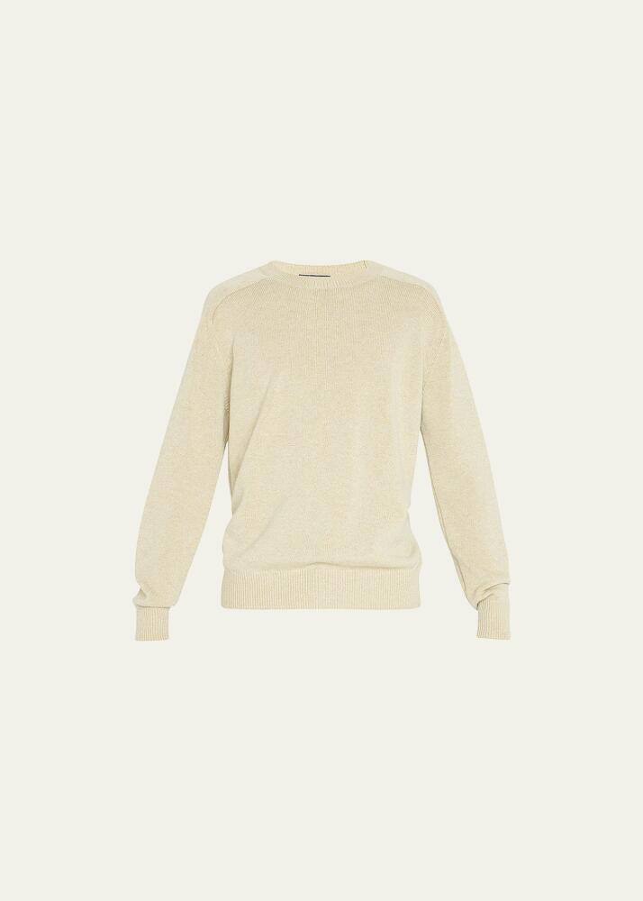 Bergdorf Goodman Men's Cashmere Crewneck Sweater Cover